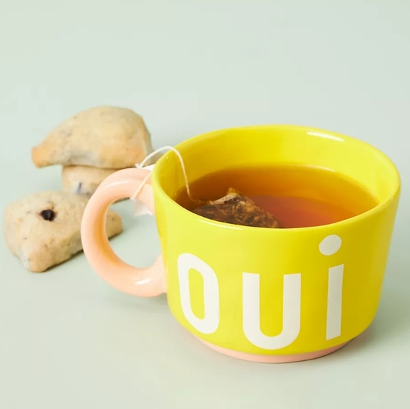 Clare V for Anthropologie Maisonette Mug - oui